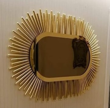 Dekoratif Tasarım Ayna Oval